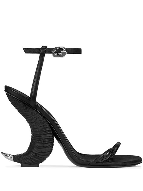 Givenchy Triple Toes 105mm Horn Sandals 